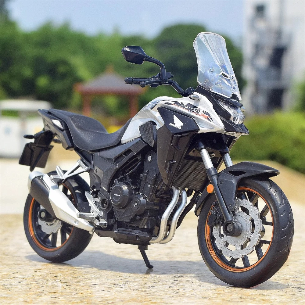 1:12 Scale HONDA CB400X Little Monkey Motorcycle Model Toy Car Alloy Diecast Rubber Tire Shock Absorption Models Gifts for Boys