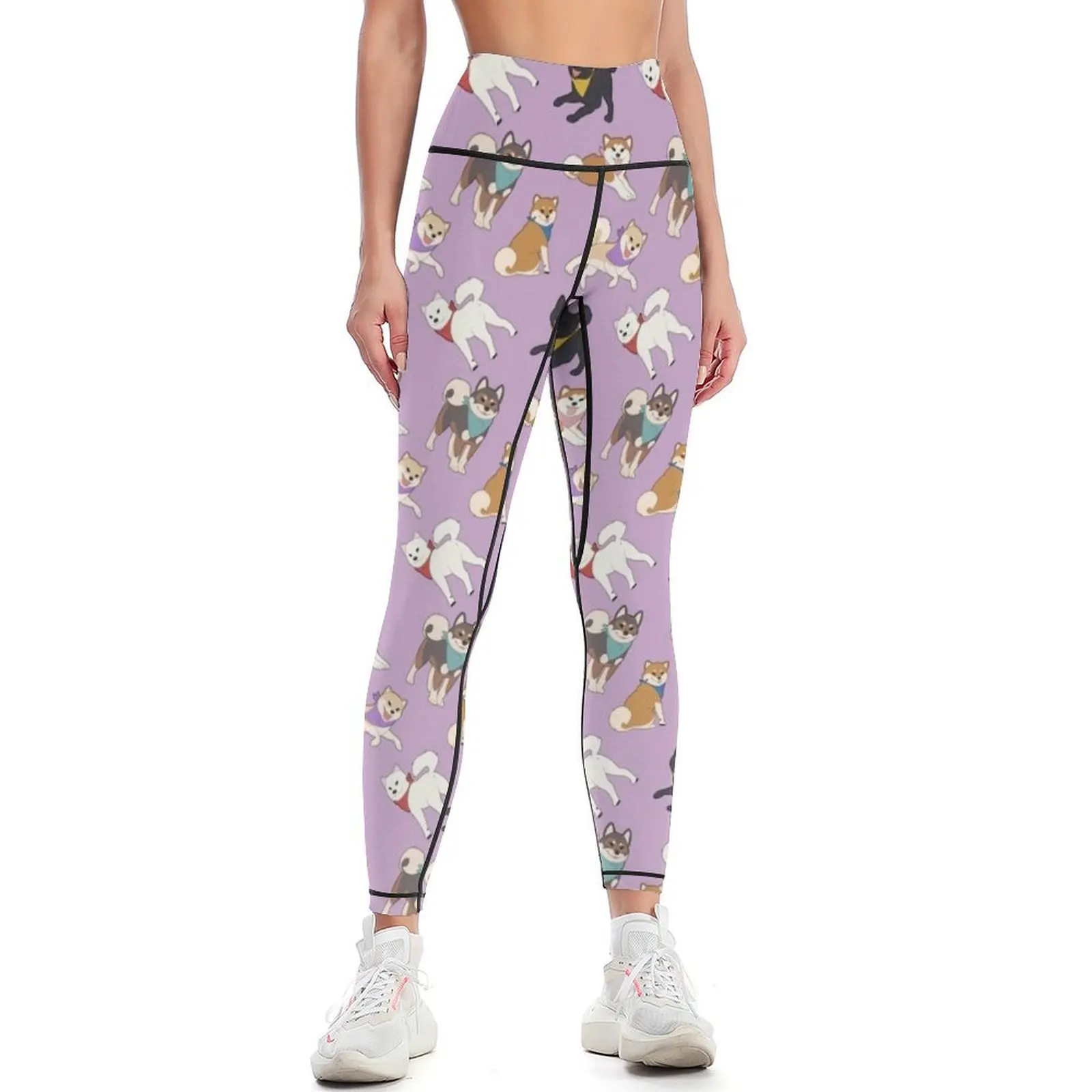 

Nihon Ken Pattern - Akiko Variant Leggings fitness set gym gym's sportswear Golf wear Fitness clothing Womens Leggings