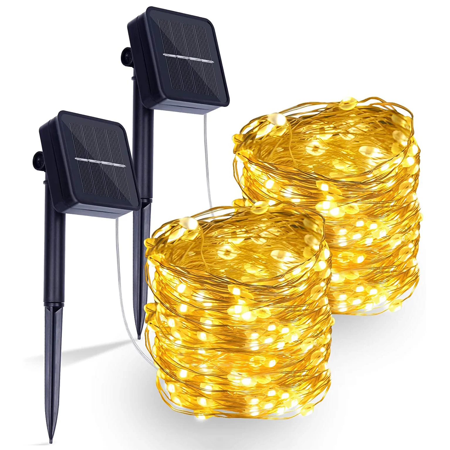 

2pcs/lot LED Solar String Lights Fairy Garland Christmas Light Outdoor Waterproof Garden Solar Lamp Holiday Party Decor 10/20M