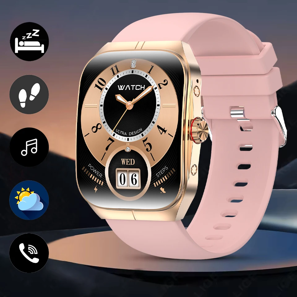 

New Smartwatch with Multiple Sports Modes Wireless Calling Sleep Monitoring Weather Forecast Smart Watch for Gift
