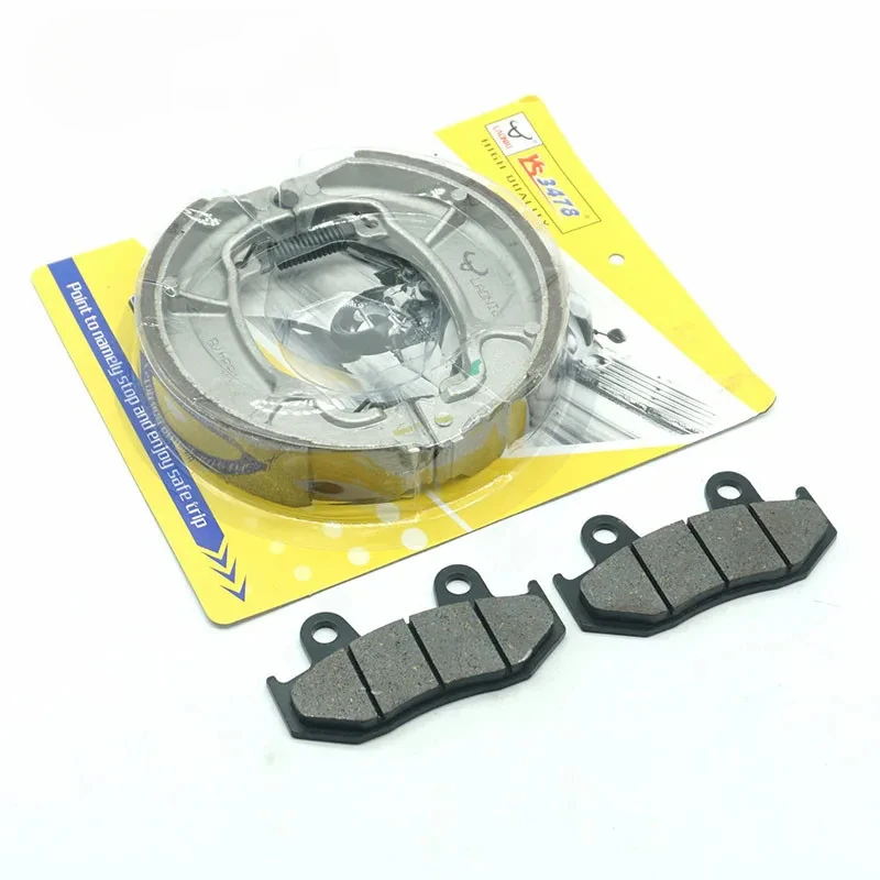 For Honda SH150Di 2010 SH150iR 2008 SH150iS 2007-2008 Scooter SH150I R/S Front Rear Brake Pads Shoes Set Kit