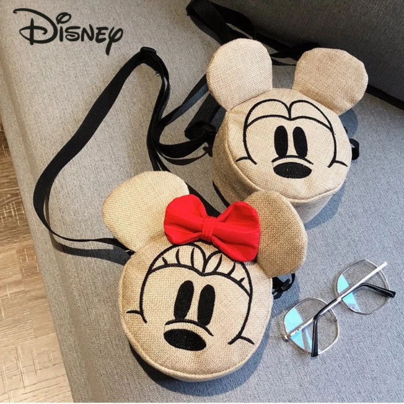 Disney Mickey Children\'s Crossbody Bag High Quality Fashion Boys\' Shoulder Bag Multifunctional Storage Girls\' Leisure Bag