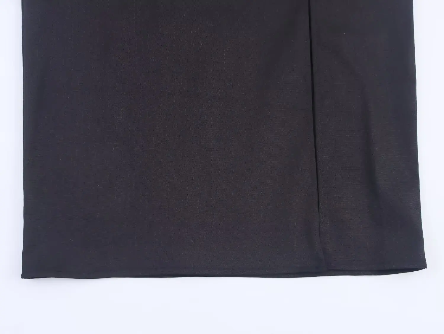 Gaun MIDI Asimetris Campuran Linen Desain Terbuka Mode Baru 2025 Wanita Gaun Wanita Punggung Terbuka Tanpa Lengan Retro