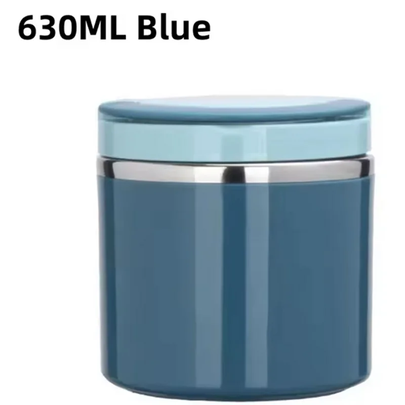 ABRE-Food Thermal Jar Insulated Soup Cup Containers Stainless Steel Lunch Box Keep Hot For School Children