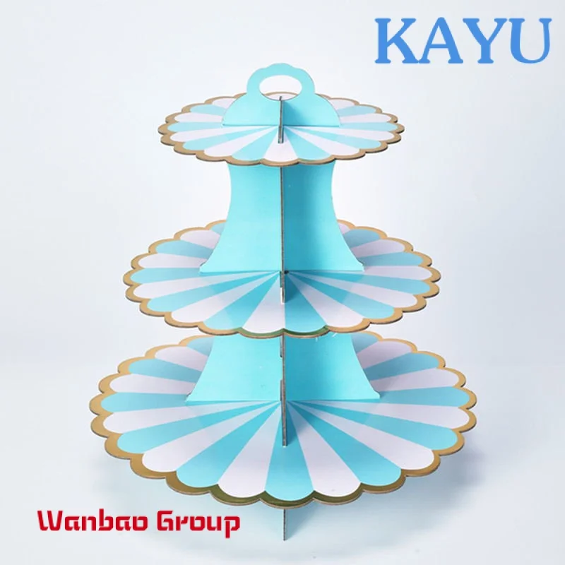 

Custom kitchen accessories paper wholesale high quality cake stand suitable round paper cake rack