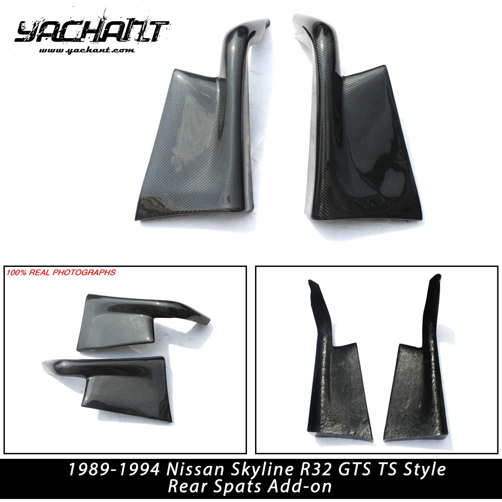 Car-Styling FRP Glasfaser-Heckverkleidungen, passend für 1989-1994 Skyline R32 GTS TS Style Heckstoßstangen-Verkleidungen