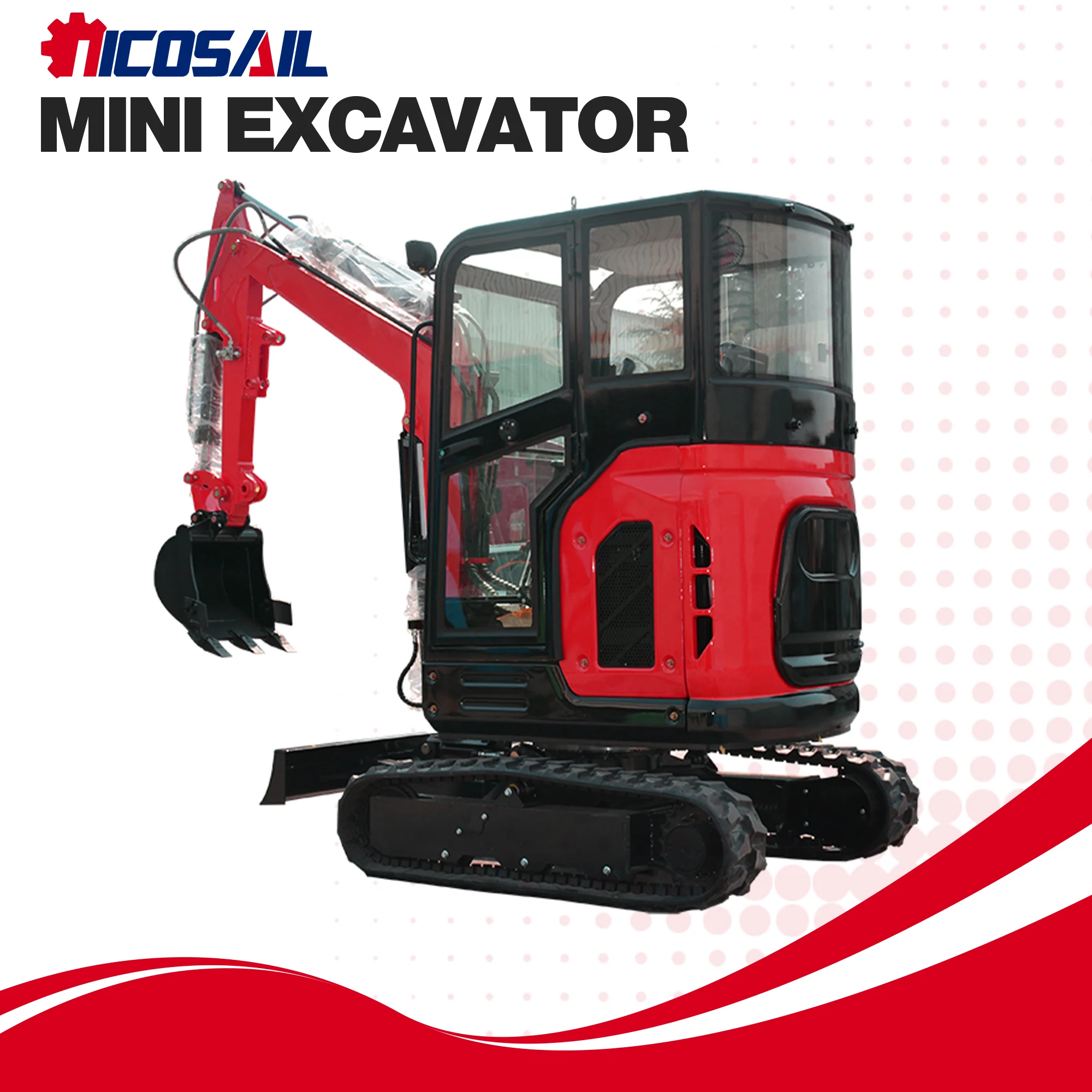 

Компактный экскаватор 2,5 тонны, сертифицированный CE, Euro 5, для тяжелых работ, мини-экскаватор для сельскохозяйственного бизнеса