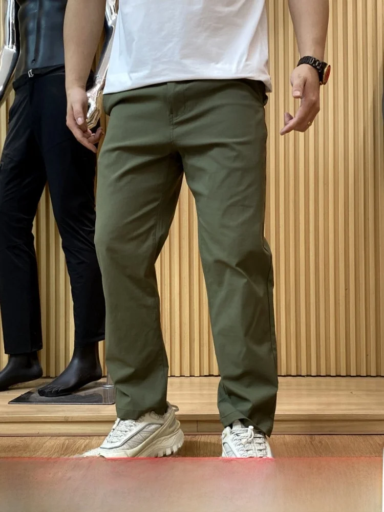 

High Elasticity Straight Leg Casual Pants Men's Outdoor Functional Breathable Quick Dry Sweat Absorbent Comfortable Spring Su...