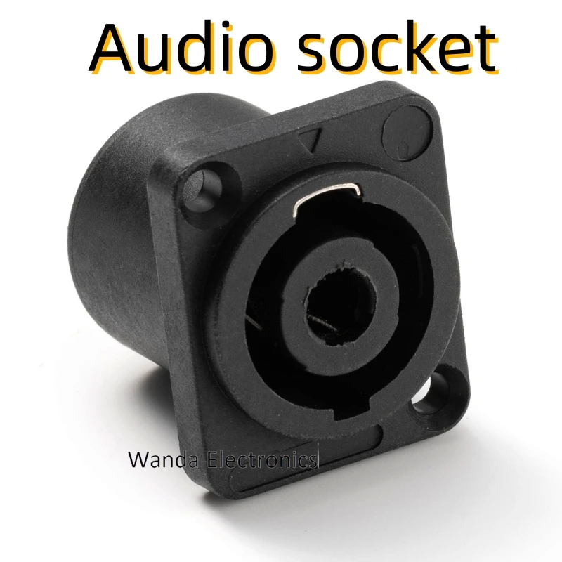 4P audio connector audio plug socket NL4FC stage lighting speaker display plug socket ALT4FX four-core audio Omron plug