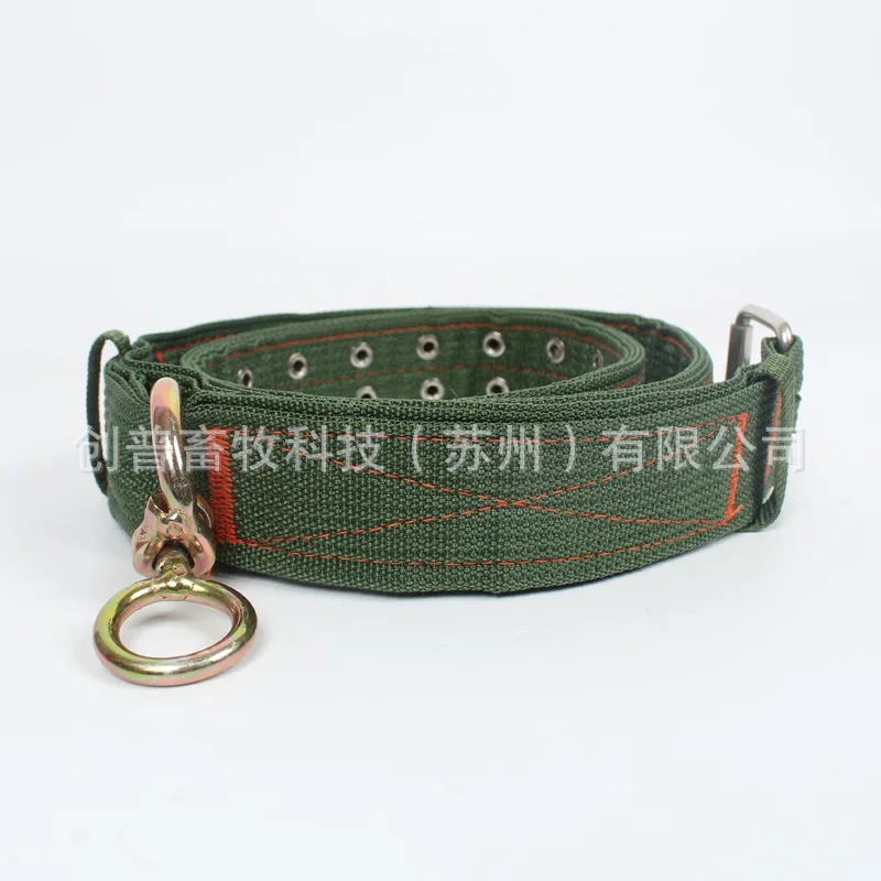 

HL-Q4F Army Green Perforated Nylon Cow Collar