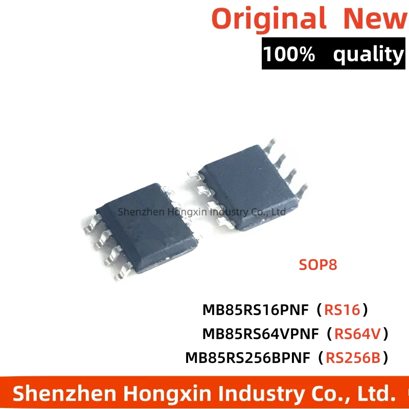 

5 pieces MB85RS16PNF-G-JNERE1 JNER RS16 RS64V VPNF MB85RS256BPNF 256B SPI Interface FRAM Ferroelectric Memory Chip SMD