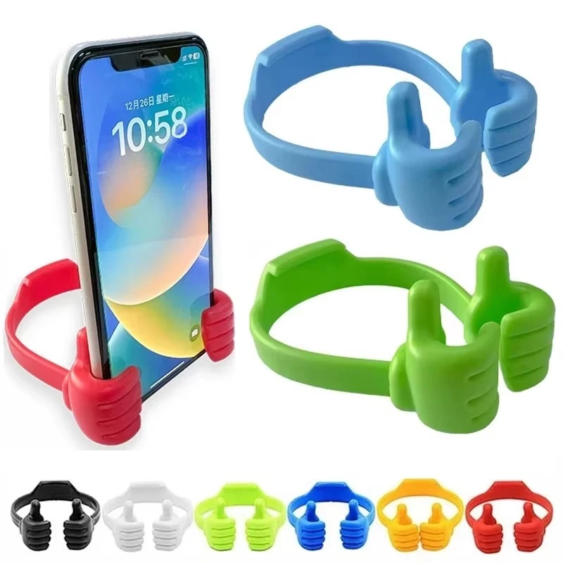 

1/2/3pcs Universal Thumb Up Phone Holder Lazy Mobile Phone Thumb Phone Stand Portable Tablet Stand For IPhone Phone IPad Bracket