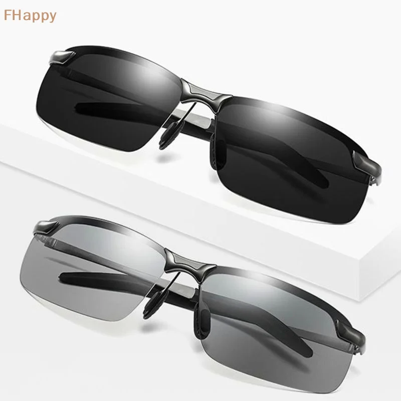 Gafas de sol polarizadas para hombre, lentes fotocromáticas para conducir, cambio de Color, visión nocturna y diurna, accesorios para conductores