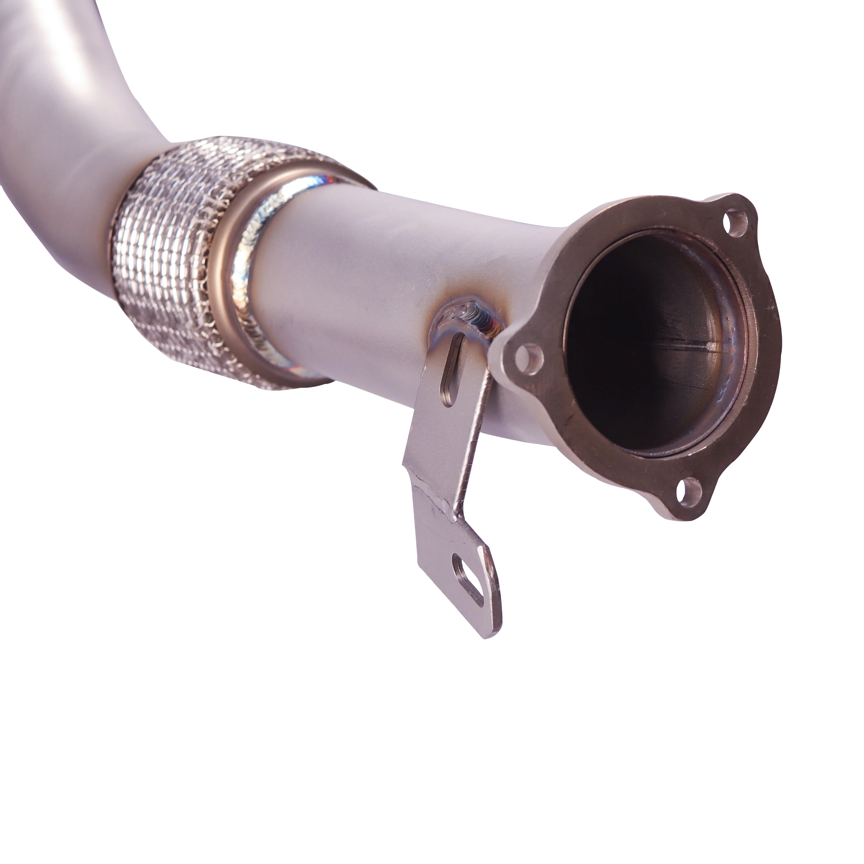 Adatto per scarico in acciaio inossidabile Porsche Cayenne 2019~2023, tubo centrale di lunghezza uguale ad alte prestazioni.
