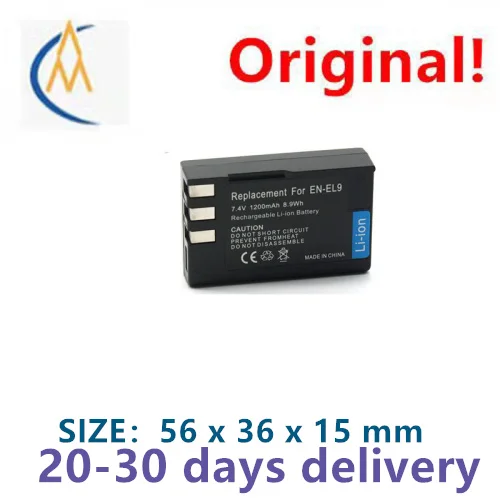 buy more will cheap Suitable for spot wholesale EN-EL9 camera batteries ENEL9 batteries 7.4V 1200MAH lithium battery SLR