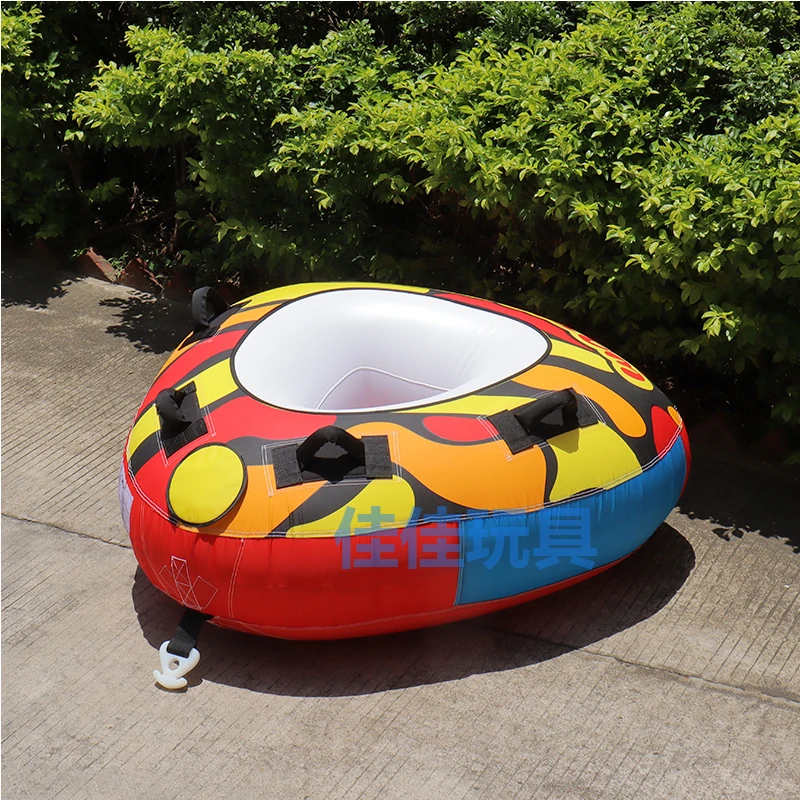 Factory price motorboat water inflatable drag circle, surf drag, water single sofa, inflatable drag