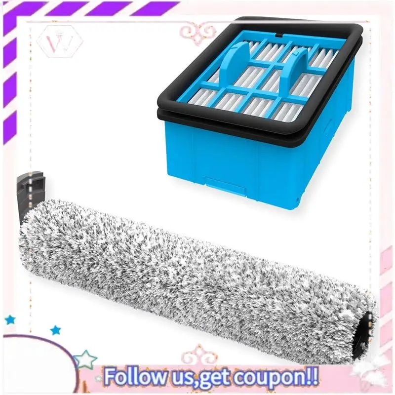 

Комплект аксессуаров A50F-Crosswave для различных поверхностей, для пылесосов Crosswave Omniforce 3882 3883: роликовая щетка, фильтр