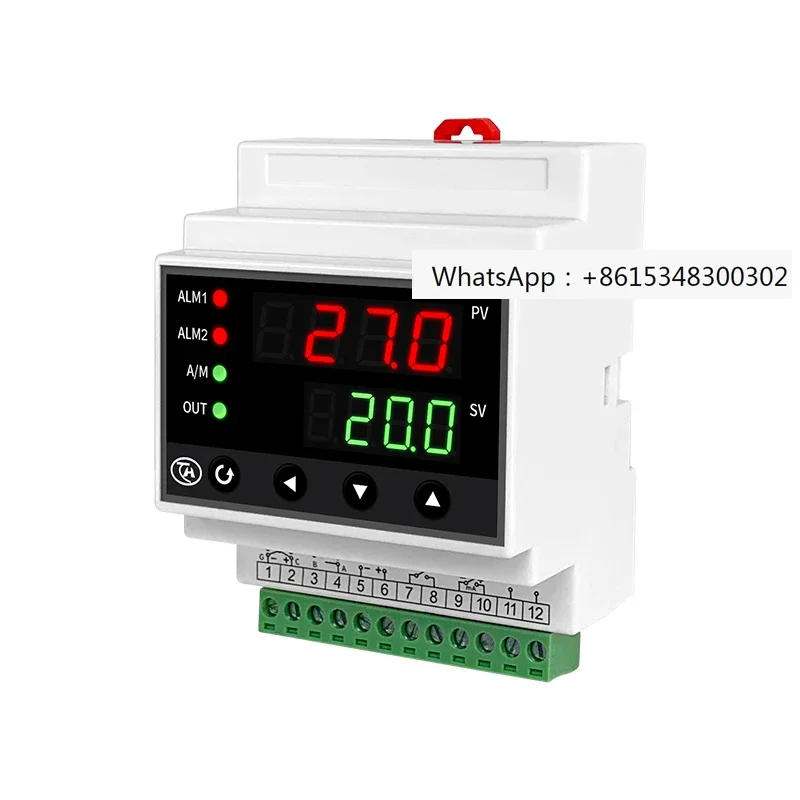 

Rail type temperature controller PID intelligent temperature controller adjustable temperature intelligent digital display