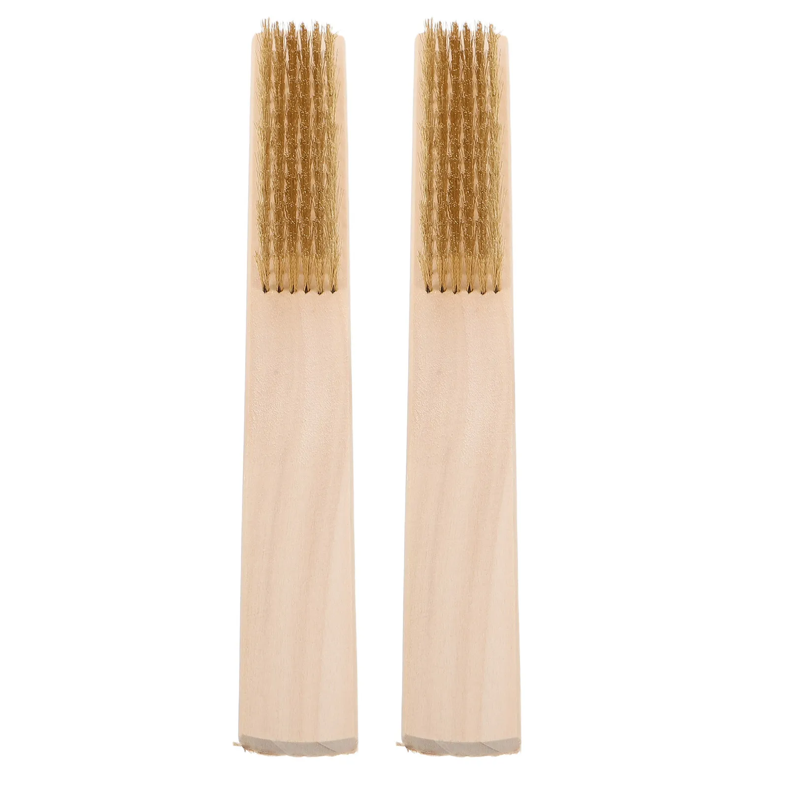 2Pcs Copper Wire Brush for Car Detailing Auto Cleaning Tools Grill Scrubber Pipe Rust Removal Workshop Household Maintenance view 2