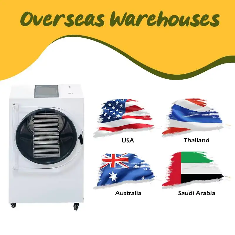 12-14KG/Batch 10Trays HFD-9 Milk Powder Fruit And Vegetable Freeze Dryer Machine Professional