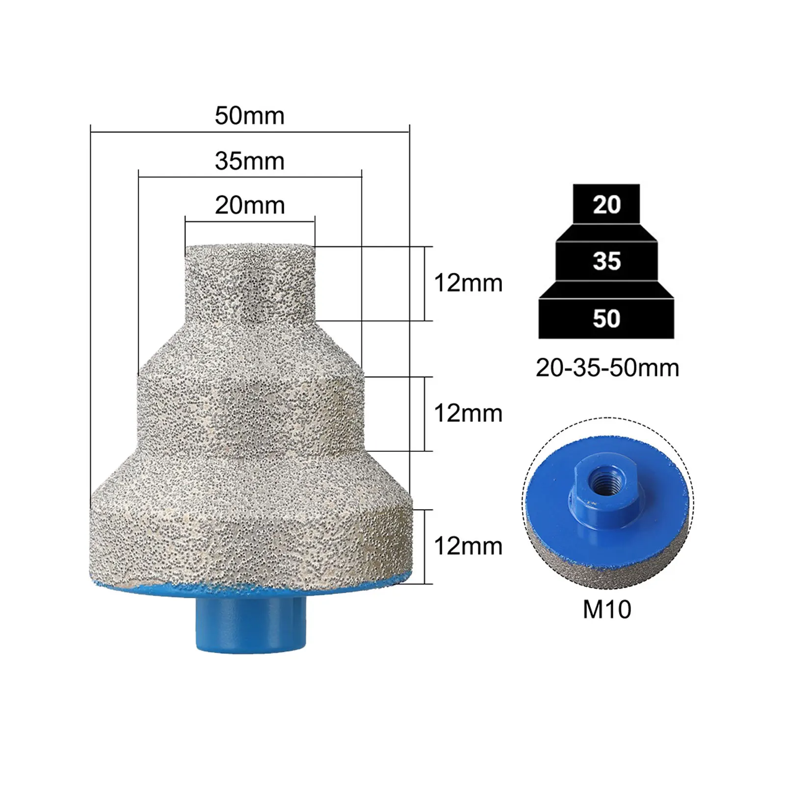 Metalworking Tasks 20mm Step Drill Bit Drill Bit Multiple Hole Sizes Precise Hole Opening for versatile Applications