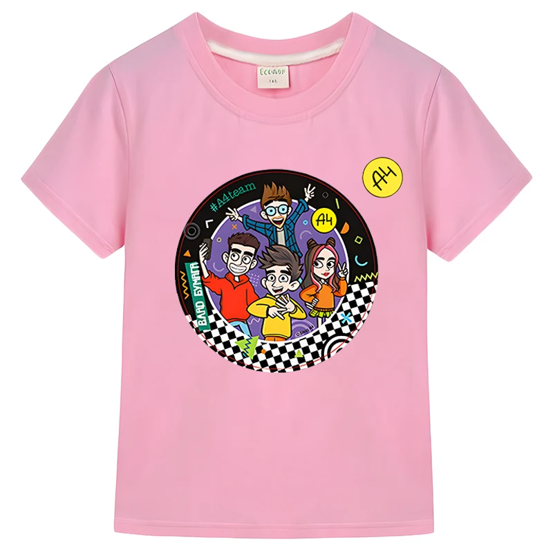 Merch A4 t-shirt per bambini estate cotone Casual top Vlad A4 Lamba t-shirt y2k one piece abbigliamento per bambini vestiti per ragazzi vestiti per