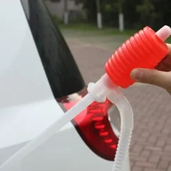 Portable Manual Car Siphon Hose Liquid Gas Transfer Hand Oil Water Pump Sucker Emergency Siphon for Motorcycle Siphon Suction