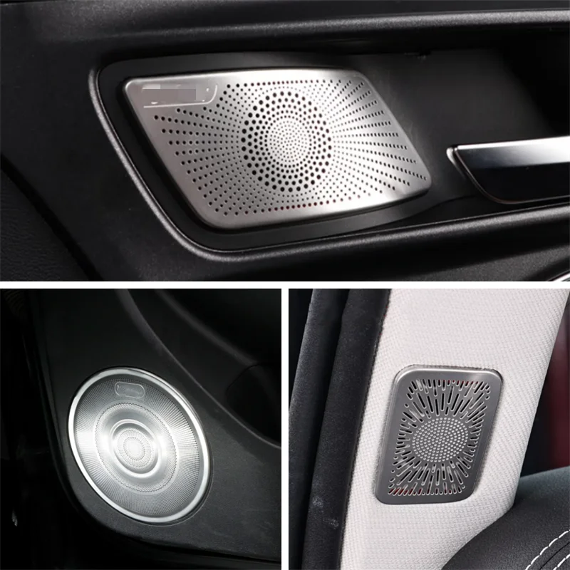 Car Pillar A Stereo Door Speaker Audio Loudspeaker Cover Trim For GWM Great Wall WEY Tank 300 2021-2023 Car Accessory