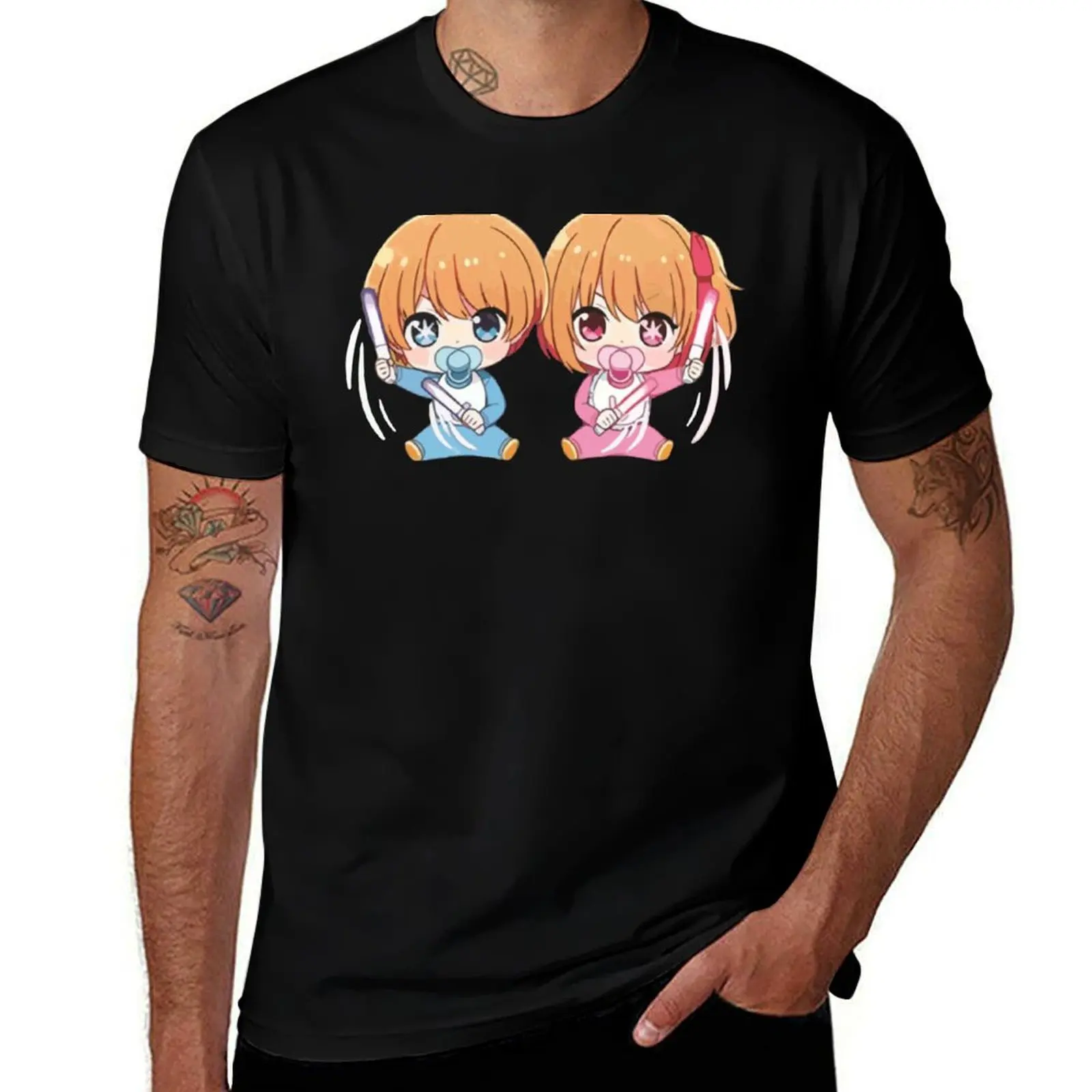 t Camiseta My oshi Camiseta de algodón Bebé hombre Aqua pack Hoshino Ruby camisa sin t Idols algodón Chibi ko Niño