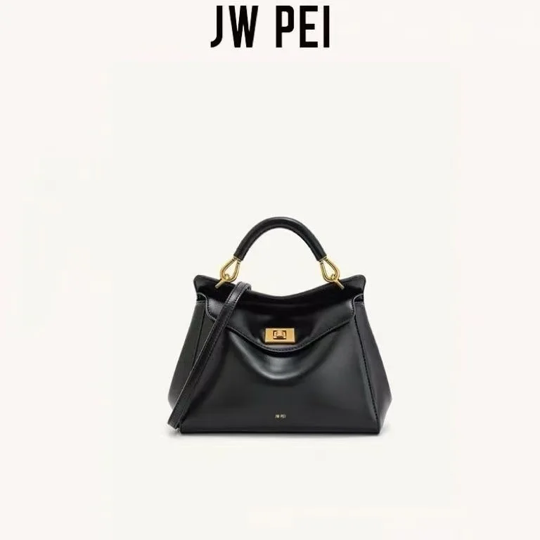 JW PEI handbag new lock shoulder crossbody bag high-end feeling light luxury bag for women