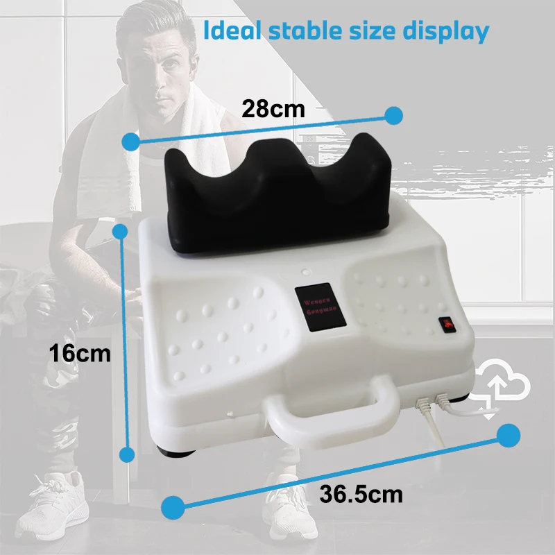 LegFoot Physiotherapy Rocking Massager Cervical Lumbar Waist Passive Traction Speed Electric Spine Swing Machine Relieve Fatigue