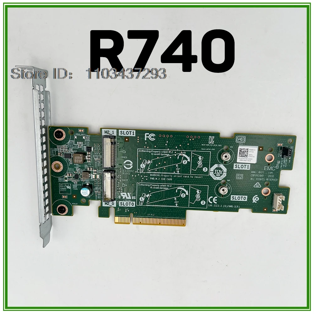 

For Dell Server R740 Extension M.2 Boss Card 07HYY4 7HYY4 Replaces 51CN2 051CN2