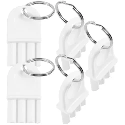 5 Pcs Universal Paper Towel Dispenser Key Replacement Metal Toilet Paper Dispenser Keys Commercial Strong Lightweight Carry Ring