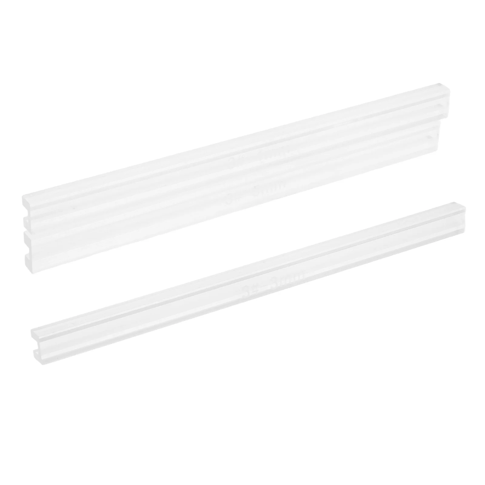 

3Pcs Zipper Gluing Ruler Acrylic DIY Adhesive Tool Precise Glue Application Leathercraft Equipment Leatherworking Tool