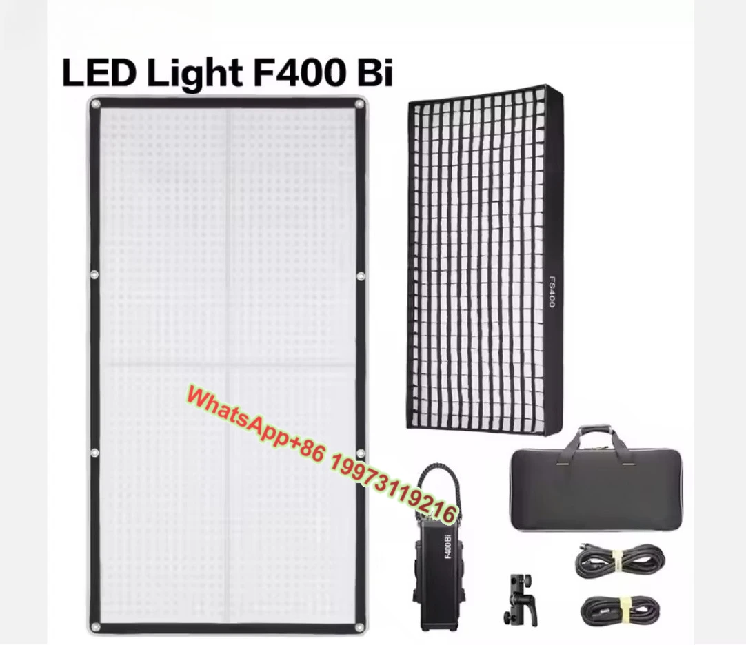 

KNOWLED F400Bi 400W Двухцветные светодиодные видеолампы 2700-8500K Гибкое фотографическое освещение с управлением через приложение