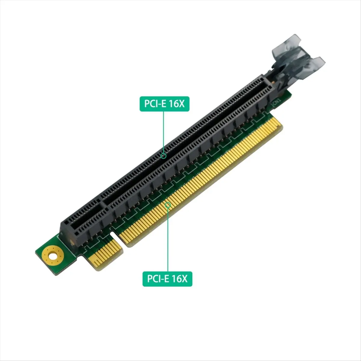 #15P Riser Card Adapter,PCIE 16X Riser Card Adapter for 1U Server (Green)