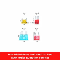 Micro Mini Small Medium Micro2 Trucks Motorcycles Fuse 2A 3A 5A 7.5A 10A 15A 20A 25A 30A 35A 40A 50A Blade Fuse
