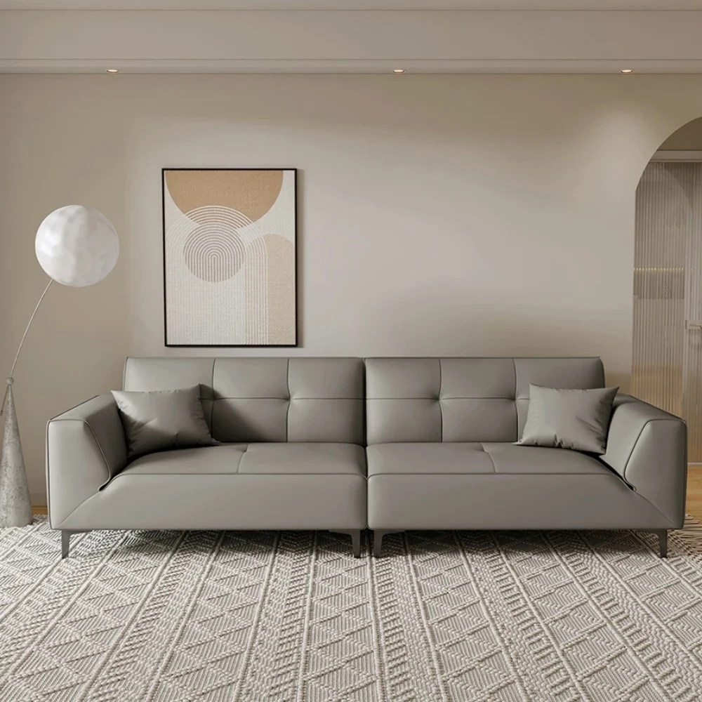 

Waterproof Natural Genuine Leather Sofa Furniture Set Cushions for Home & Hotel for Living Room & Apartment