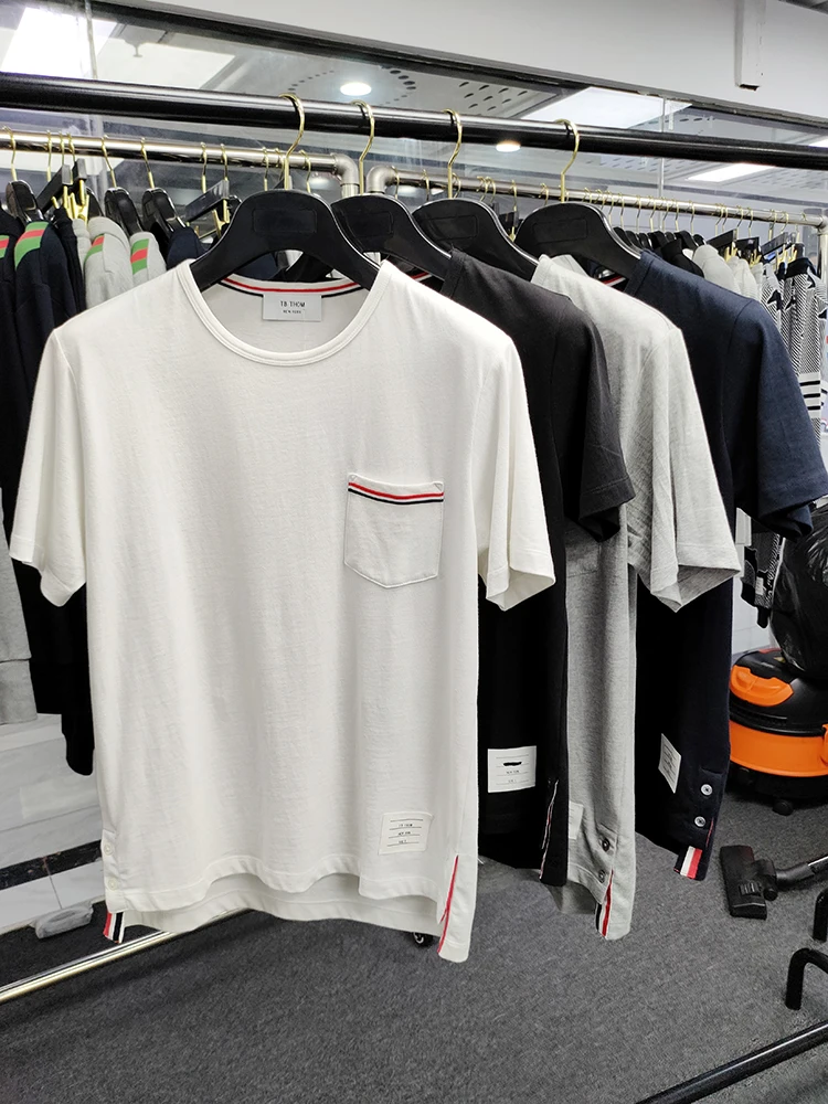 

Женская футболка из чистого хлопка ort Sve с нагрудником, модный летний осенний свободный повседневный топ для пар