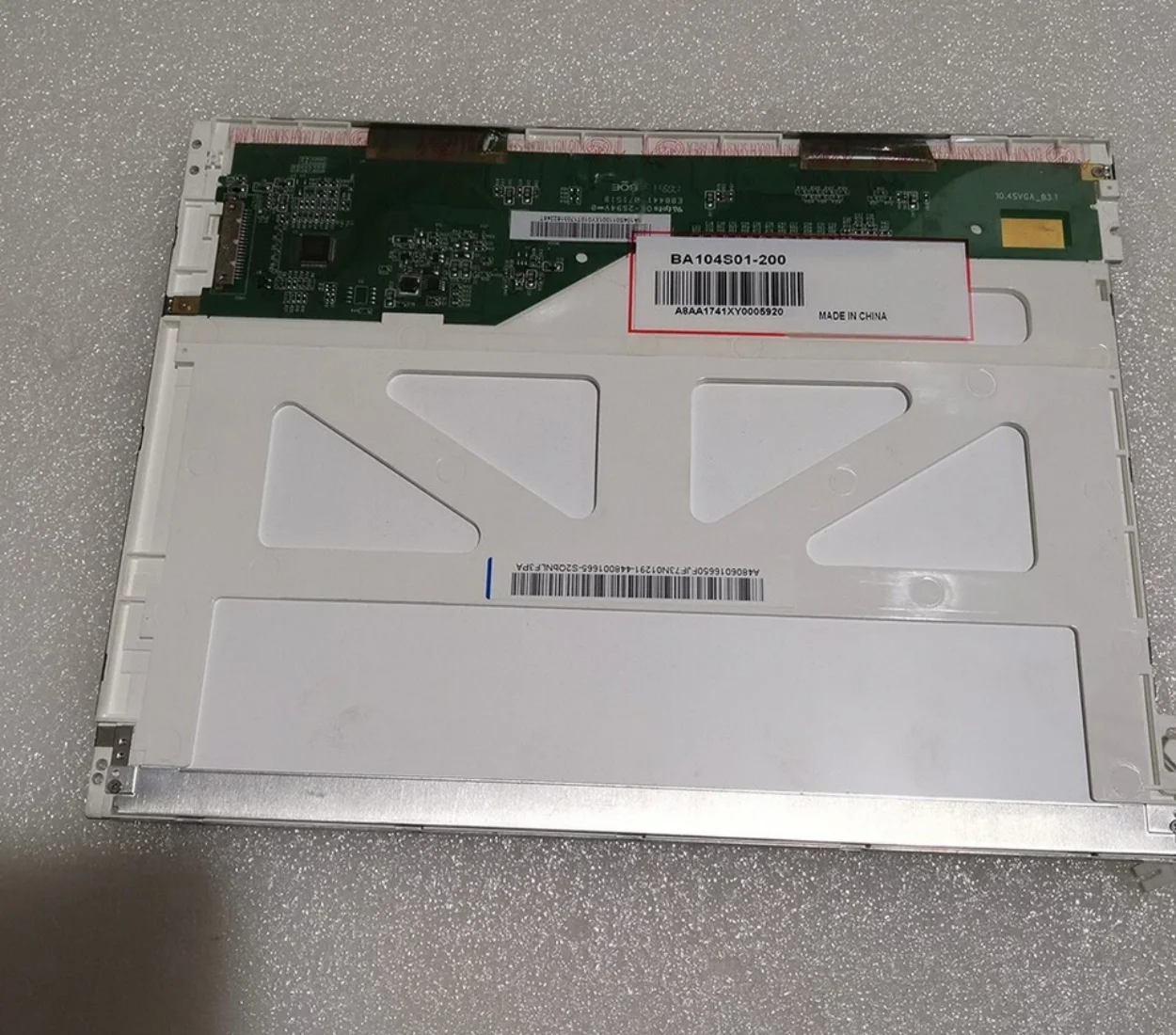 10.4-inch 800×600 262K/16.2M LVDS BA104S01-200 LCD display screen in stock