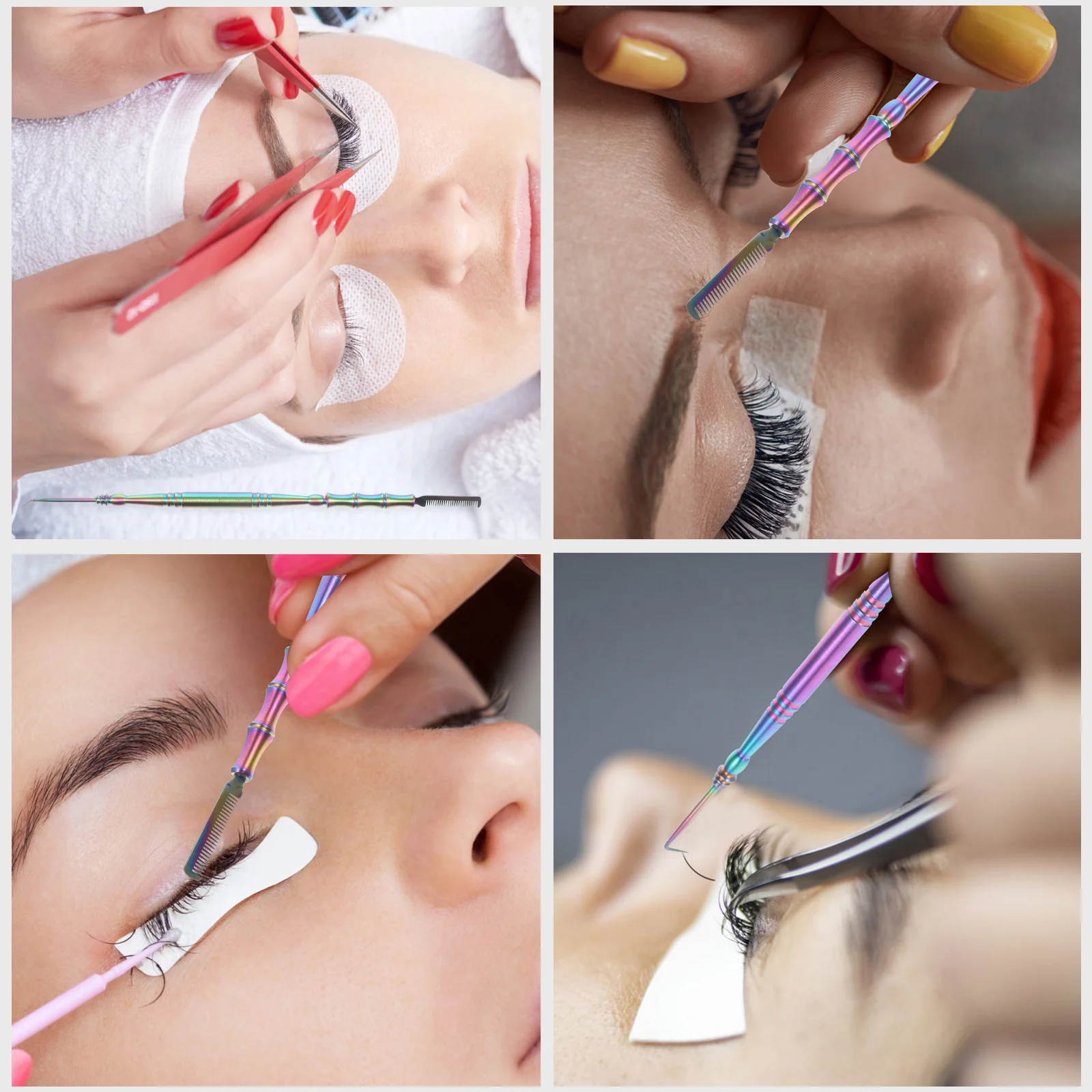 

Eyelash Separator Tool Lash Perm Lifting Tool Portable Professional Lash Comb for Eyelash Curling and Lifting Eyebrow Comb
