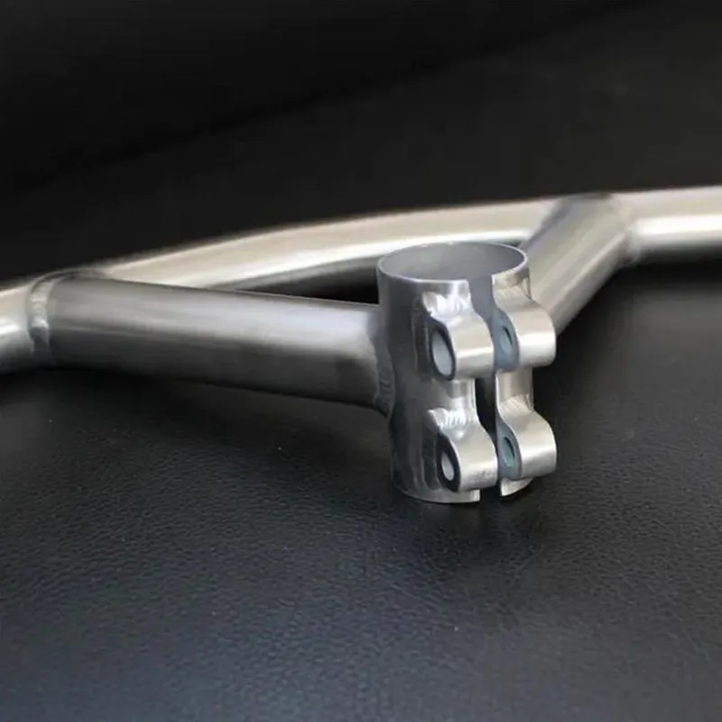 Titanium Integrated Straight Handlebar Stem, MTB Bike Accessories, Gravel Bicycle Parts