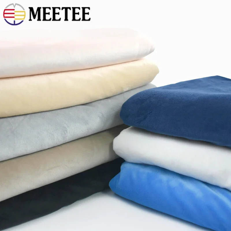 

45/90*165cm 0.7mm Thick Short Plush Fabric Autumn Winter Clothing Lining Fabrics Soft Cloth for Sofa Cushion Sewing Accessories