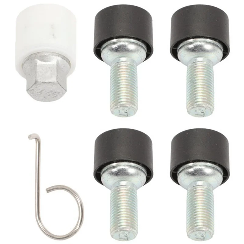 AT19-000071597D Wheel Lock Adapter Wheel Lock Bolt Kit Anti-Theft Wheel Bolt Lock VW Wheel Lock Kit