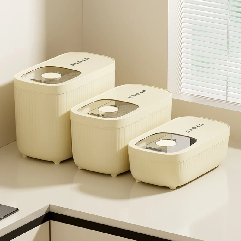 

Household 5KG Kitchen Insect-proof and Moisture-proof Grain Storage Bucket Large-capacity Sliding Lid Type Coarse Grain Rice Jar