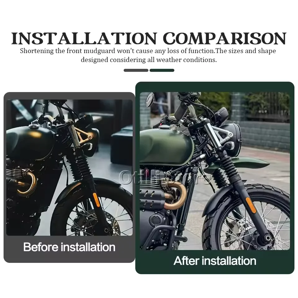 

New 2019-2025 Motorcycle Front Fender High Or Low Mudguard Flap Splash Cover Protector Fit For Scrambler 900 SCRAMBLER 900