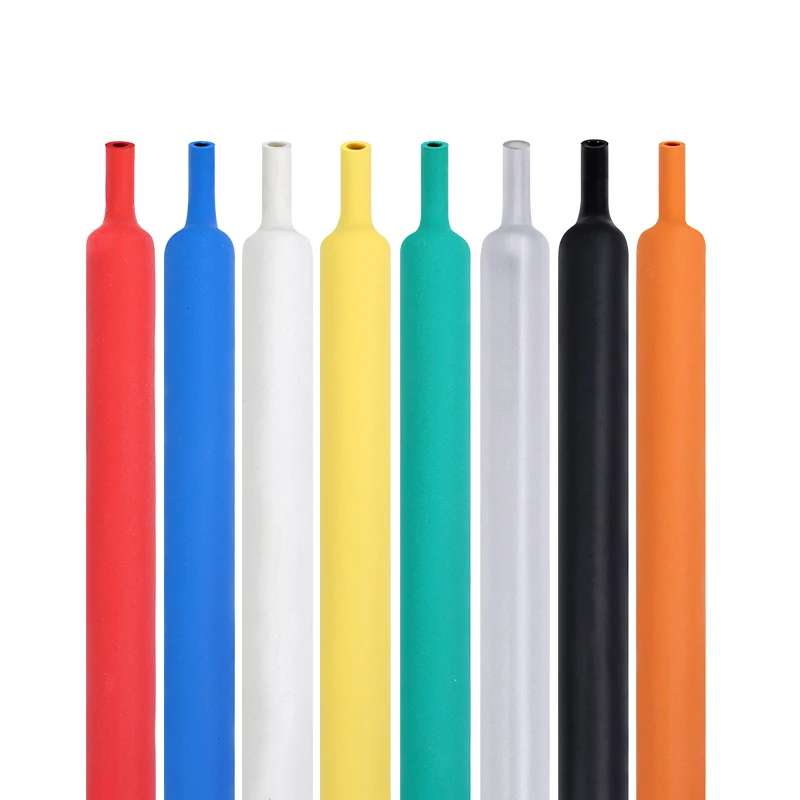 1/3/5m 3:1 Heat Shrink Tube 1.6/2.4/3.2/4.8/6.4/7.9/9.5/12.7/15.4/19.1/25.4/30/39/50mm Double Wall Glue Thermoretractile Tube