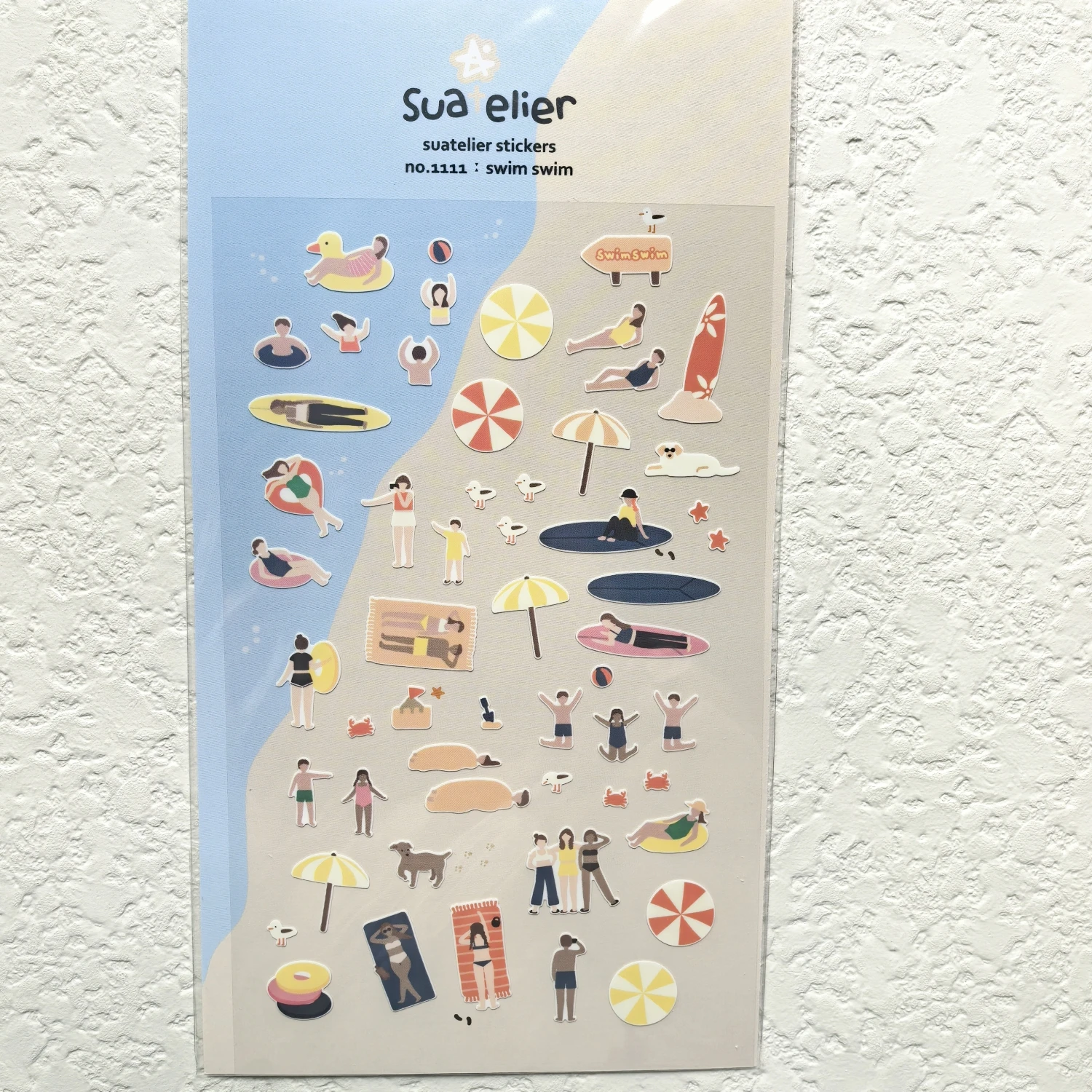 Korean Import Suatelier Travel Home Life Study Friend Stickers Scrapbooking Diy Journaling Diary Stationery Sticker School Gift image 3