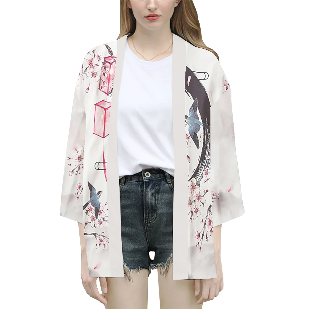 سترة كيمونو يابانية تقليدية عصرية ثلاثية الأبعاد مطبوعة سترة يوكاتا هاوري للرجال على الطراز الياباني ملابس جزر آسيا والمحيط الهادئ