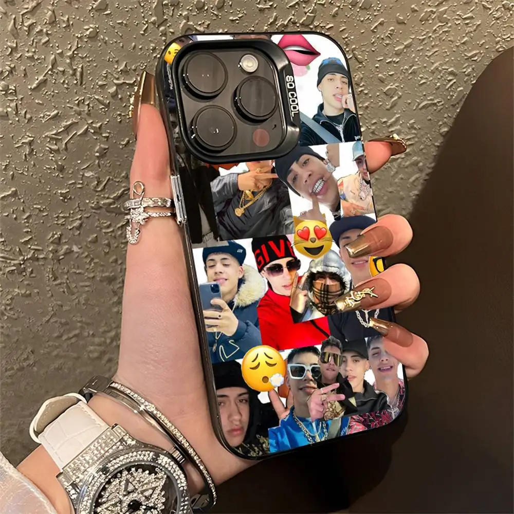 حافظة هاتف Cris MJ لهاتف iPhone 16,15,14,13,12,11,Pro,Max,Plus,Mini,XS,SE مضادة للسقوط باللون الأسود غير اللامع